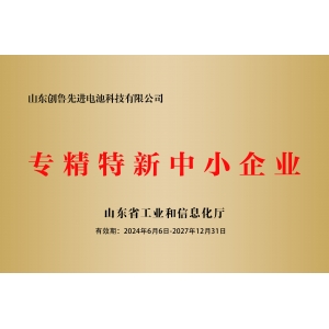專(zhuān)精特新中小企業(yè)